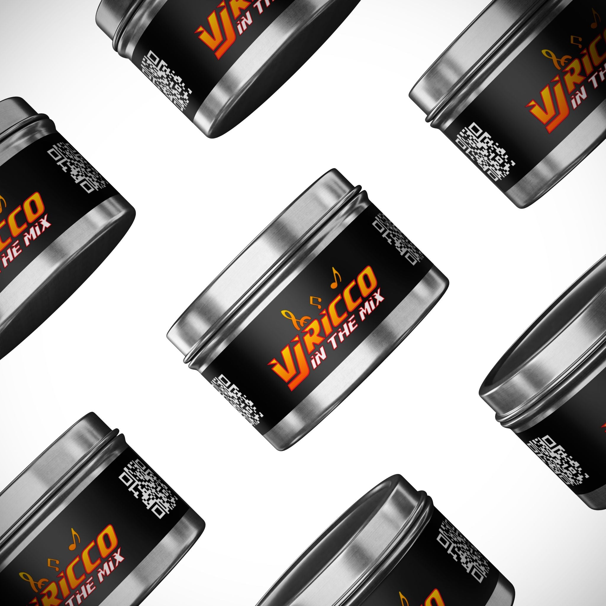 "VJ Ricco" -Themed Tin Candle - Perfect for Relaxation and Gifting